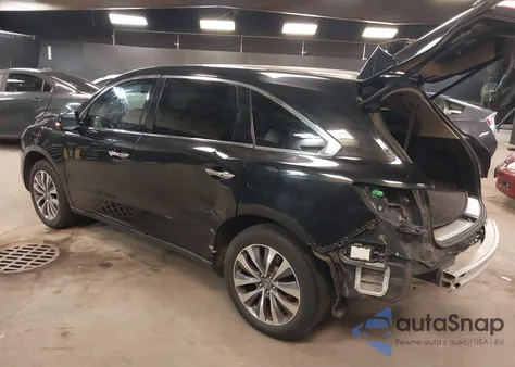 2014 Acura Mdx Technology Package z USA, uszkodzony, nr VIN 5FRYD3H49EB018598